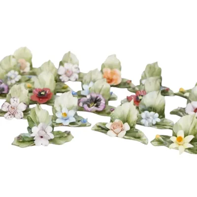 Sale Photo Thumbnail #57: 24 ITALIAN CAPODIMONTE PLACE CARD HOLDERS - HORCHOW