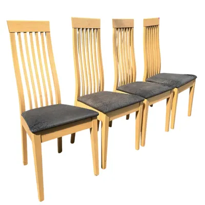 Sale Photo Thumbnail #88: 4 CALLIGARIS ITALIAN MODERN DINING CHAIRS