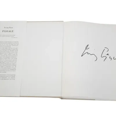 Sale Photo Thumbnail #120: SIGNED IRVING PENN "PASSAGE" 1991 MONOGRAPH BOOK