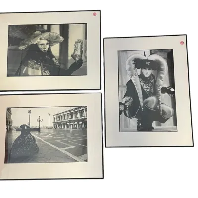 Sale Photo Thumbnail #51: 3 FINE ART ORIGINAL PHOTOGRAPHS BY JOHN N. WALL STREETS OF VENICE SERIES