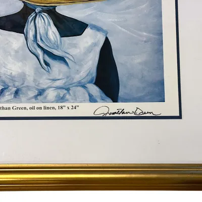 Sale Photo Thumbnail #154: JONATHAN GREEN SEA OF SHEETS SIGNED PRINT