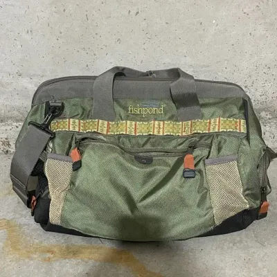 Fishpond Wader/Duffel Bag Including Walking Stick, Bear Spray & Emergency Kit