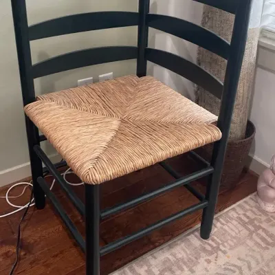 Mid-century Ebonozied Corner Ladder Chair 