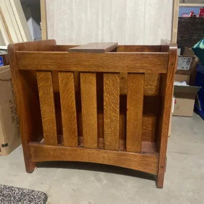 Mission-Style Magazine Rack 