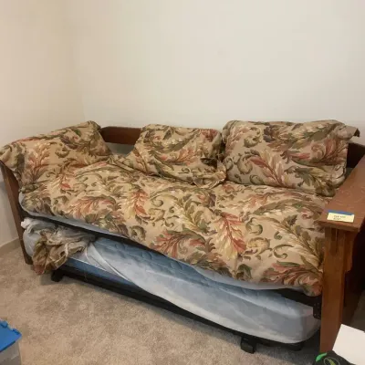 Mission Style Day Bed With Trundle