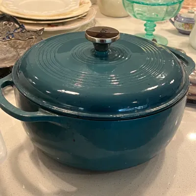 Lodge enameled cast iron Dutch 