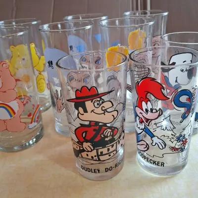Vintage E.T., Care Bear And Cartoon Glasses