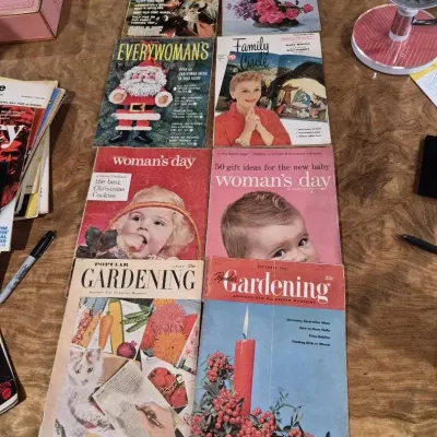 Vintage 1970's Magazines ; Gardening,  Women's Day Family Circle, Every Woman's