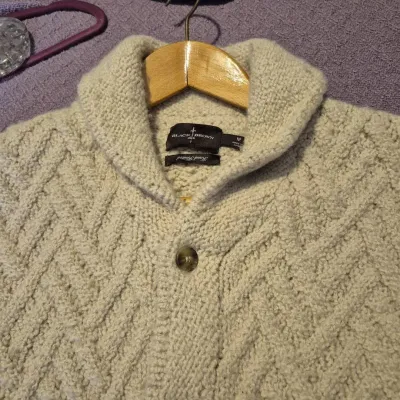 Mens Wool Alpaca Sweater Medium