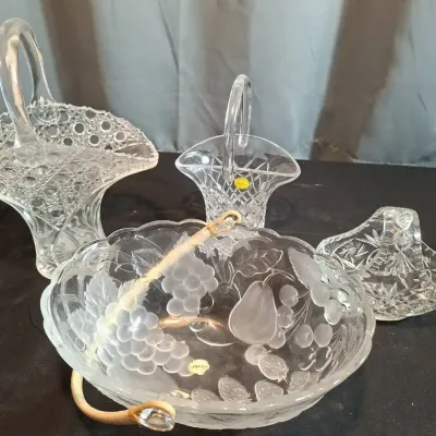 Japan & Glass Basket 