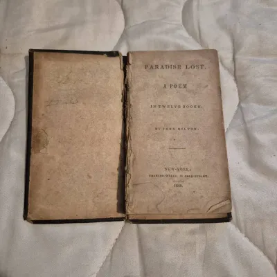 Paradise Lost 1840 By John .Milton 