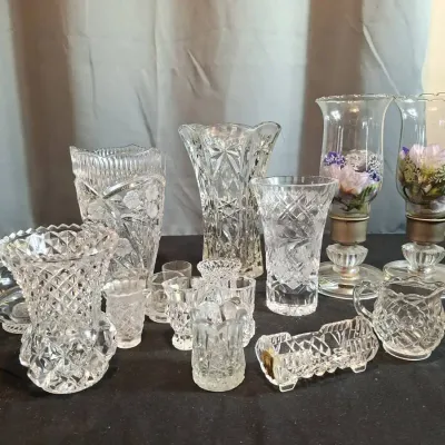 Golden Crown Lead Crystal & Glass Vases