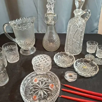 Decanters, Dishes & Glasses