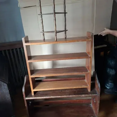 3 Wood Shelving Units