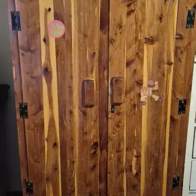 Vintage Cedar Closet Cabinet