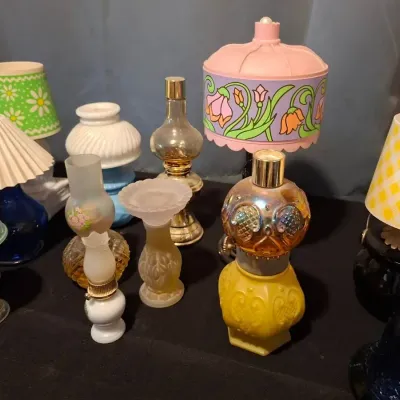 Avon Perfume Lamp Bottles