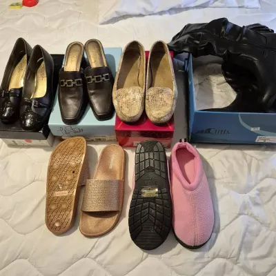 Assorted Shoes Slippers Slides Boots