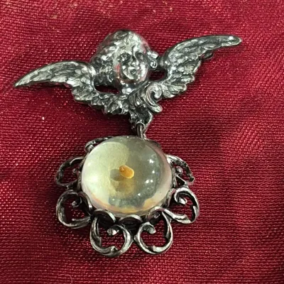 Vintage Costume Mustard Seed Pin #10