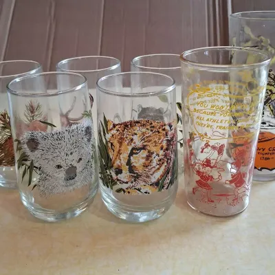 Vintage Collectible Glasses