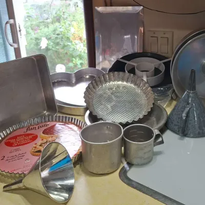 Vintage Baking Pans And Accessories