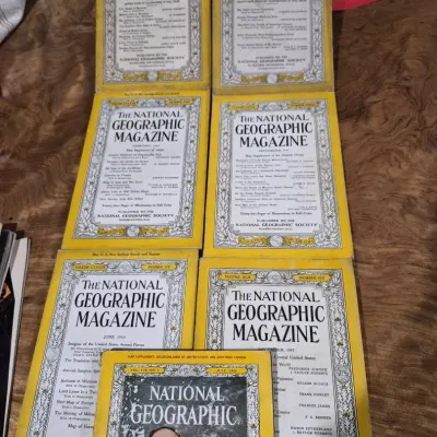 Nat Geographic 1935, 36, 41, 43, 47, 66