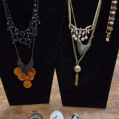 Vintage Necklaces Pins And Bracelet