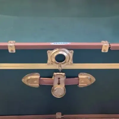 Green Concourse Steamer Trunk