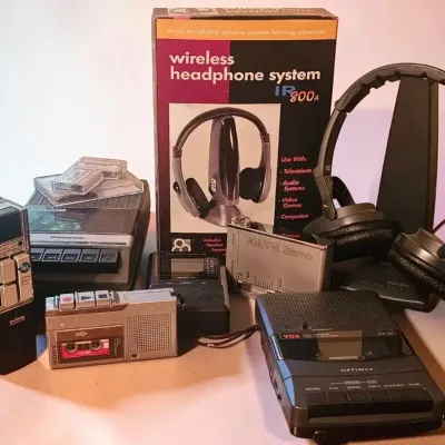 Vintage Collection Of Cassett Players And More