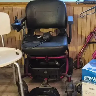 LiteRider Envy Power Wheelchair, Driver Rollator, Carex Shower Chair, Massager, & More 
