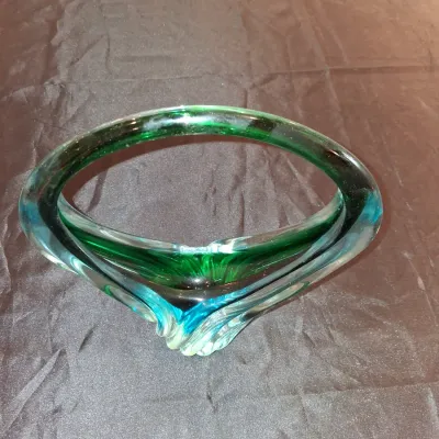MURANO ART GLASS BASKET