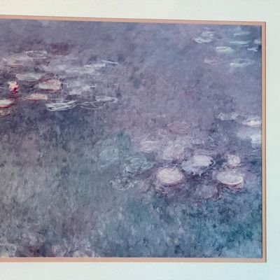 CLAUDE MONET FRAMED “WATER LILIES” PICTURE