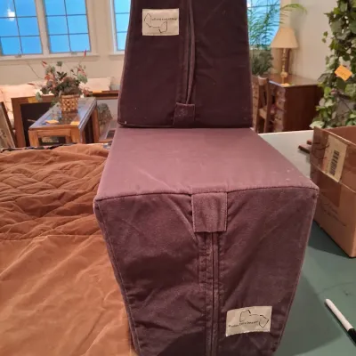 ORVIS PET COVER FOR AUTO SEAT? AND FLOPPY EARS DESIGNS SLIP COVERED CUSHIONS
