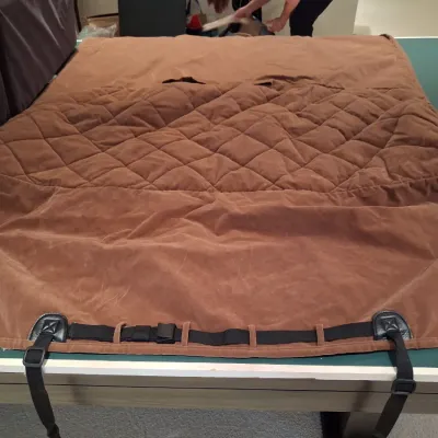 ORVIS PET COVER FOR AUTO SEAT? AND FLOPPY EARS DESIGNS SLIP COVERED CUSHIONS