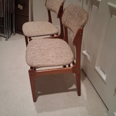 2 DOMUS DANICA CHAIRS MADE IN DENMARK