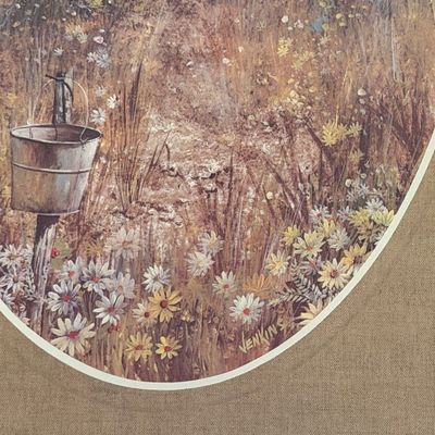 M. CAPSER “THE LIFTING FOG” ART PRINT FROM ‘93 AND JENKINS “HELP NATURE HEAL” PICTURE