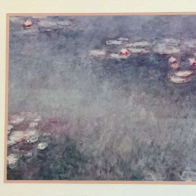 CLAUDE MONET FRAMED “WATER LILIES” PICTURE