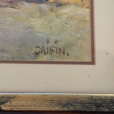 WALTER GRIFFIN “FINISTERE” FRAMED PICTURE