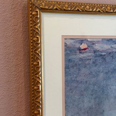 CLAUDE MONET FRAMED “WATER LILIES” PICTURE