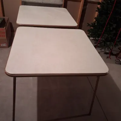 2 FOLDING CARD TABLES
