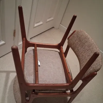 2 DOMUS DANICA CHAIRS MADE IN DENMARK