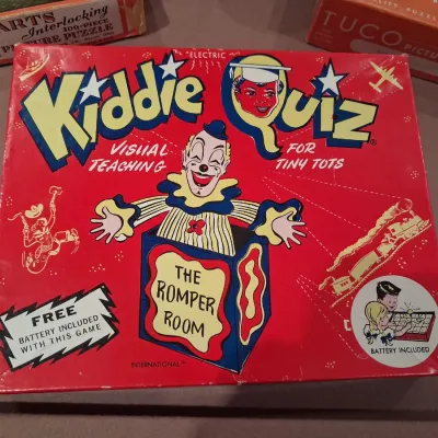 PUZZLES AND THE ROMPER ROOM KIDDIE QUIZ GAME