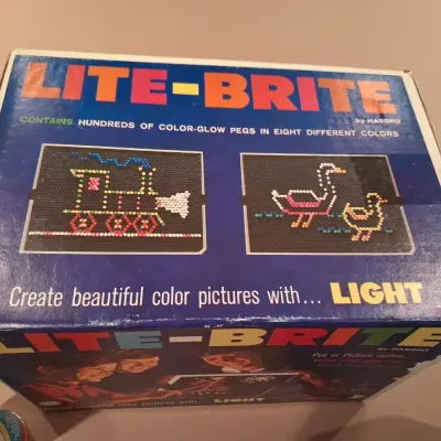 LITE-BRITE, PUZZLES AND LEAPING LETTERS GAME