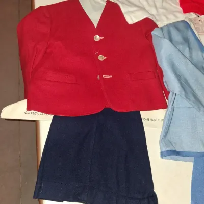 1960'S BOYS SIZE 2 BEST DRESSED OUTFITS AND BUSTER BROWN SHOES 4 1/2