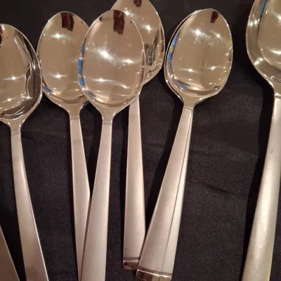 2 PARTIAL SETS OF STAINLESS STEEL FLATWARE