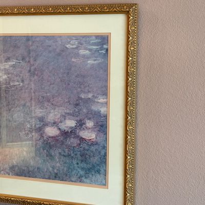 CLAUDE MONET FRAMED “WATER LILIES” PICTURE