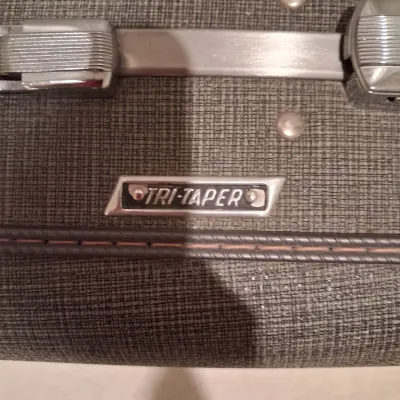 2 VINTAGE AMERICAN TOURISTER SUITCASES AND A GARMENT BAG