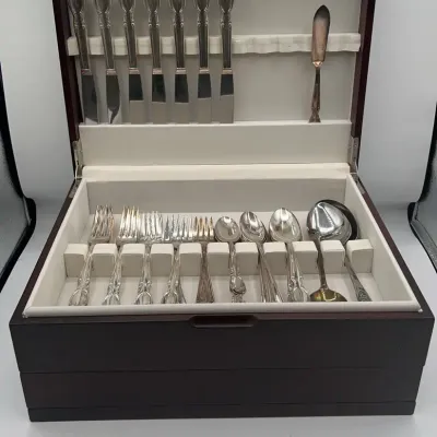 CL122 WM Rogers International INSPIRATION MAGNOLIA Silverplate Silverware and More