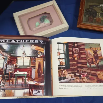 Rustic Style Living - Cabin Fever Coffee Table Book, Western Art Frames, Decor