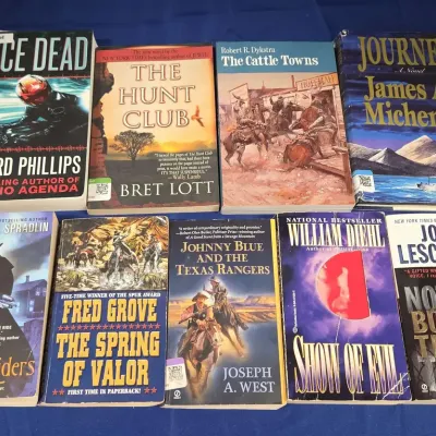 Western Books - Johnny Blue & The Texas Rangers, The Cattle Towns