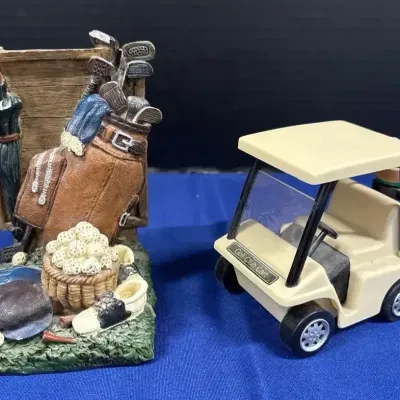 Golf Collectibles - Avery Creations Bookend, Kid Galaxy Mini Motors RC